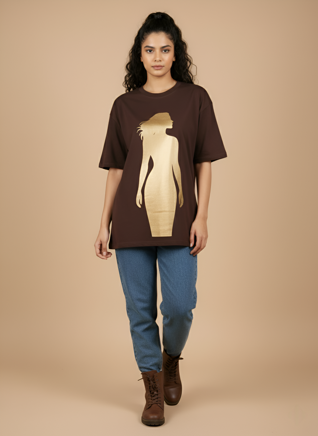 bronze aura oversized tees